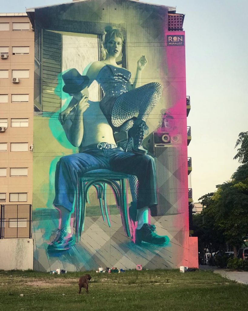 Martin Ron Paints Second Mural in La Boca in Buenos Aires | street art ...